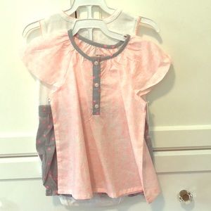 Carters baby set onesie shorts shirt NWT